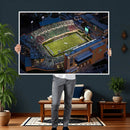 University of North Texas Mean Green Football Artwork,