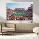 Framed Texas Memorial Stadium Canvas, University of Texas