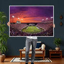 East Carolina University Pirates Football Print Canvas-