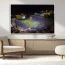 Duke University Blue Devils Football Print Canvas - Durham