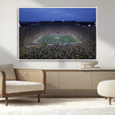 University of Michigan Wolverines Football Team Print - Ann by MyGreatCanvas | Canvas Wall Art Prints | Photo Prints & Wall Decor