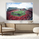 Cincinnati Bearcats Football Team Print - Nippert Stadium Wall Art Canvas Print