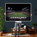 Cincinnati Bearcats Football Team Print - Nippert Stadium