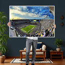 Framed USF Bulls Football Team Print - Tampa Raymond James