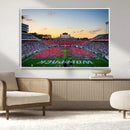 NC State Wolfpack Football Team Print Wall Art - Raleigh