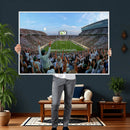 Michigan State Spartans Football Team Art Print - East