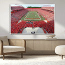 Rutgers Scarlet Knights Football Team Print - Piscataway SHI by MyGreatCanvas | Canvas Wall Art Prints | Photo Prints & Wall Decor