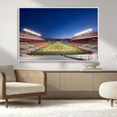 Rutgers Scarlet Knights Football Team Print - Piscataway SHI by MyGreatCanvas | Canvas Wall Art Prints | Photo Prints & Wall Decor