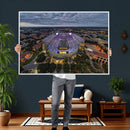The Louisiana State University Tigers Football Team Print -