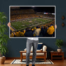 West Virginia Uni Mountaineers Football Team Print - Milan