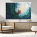 Powerful Jesus Canvas Print - Hand of Salvation,
