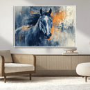 Abstract Blue Horse Wall Art Print Canvas | Horse Wall Art by MyGreatCanvas | Canvas Wall Art Prints | Photo Prints & Wall Decor
