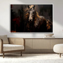 Abstract Black Horse Canvas Print for Farmhouse Wall Art | by MyGreatCanvas | Canvas Wall Art Prints | Photo Prints & Wall Decor
