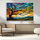 Mosaic Tree Wall Art | Ready to Hang Stained Glass Style