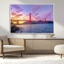 Golden Gate Bridge Wall Art Canvas Print – Framed San by MyGreatCanvas | Canvas Wall Art Prints | Photo Prints & Wall Decor