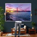 Golden Gate Bridge Wall Art Canvas Print – Framed San by MyGreatCanvas | Canvas Wall Art Prints | Photo Prints & Wall Decor