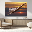 Old War Plane Wall Art Canvas Print by MyGreatCanvas | Canvas Wall Art Prints | Photo Prints & Wall Decor