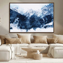 Abstract Blue Mountain Canvas Wall Art – Modern Triptych by MyGreatCanvas | Canvas Wall Art Prints | Photo Prints & Wall Decor