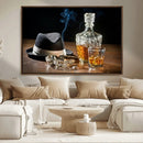 Bourbon Whiskey Wall Art Canvas Print, Vintage Bottle and by MyGreatCanvas | Canvas Wall Art Prints | Photo Prints & Wall Decor