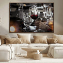 Red Wine and Glass Canvas Print by MyGreatCanvas | Canvas Wall Art Prints | Photo Prints & Wall Decor