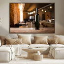 Wine and Bottle Wall Art Canvas Print by MyGreatCanvas | Canvas Wall Art Prints | Photo Prints & Wall Decor
