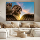 Buddha Statue and Daylight Wall Art, Buddha Statue Wall Art by MyGreatCanvas | Canvas Wall Art Prints | Photo Prints & Wall Decor