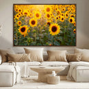 Sunflower Sunshine Wall Art Canvas Print by MyGreatCanvas | Canvas Wall Art Prints | Photo Prints & Wall Decor