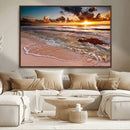 Sunset on Ocean Wall Art Canvas Print by MyGreatCanvas | Canvas Wall Art Prints | Photo Prints & Wall Decor