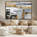 Abstract Painting Canvas Wall Art Print Paint Drip Art Brush