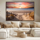 Sunset on the Sea Wall Art Canvas Print by MyGreatCanvas | Canvas Wall Art Prints | Photo Prints & Wall Decor