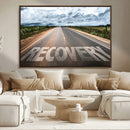 Recovery Road Wall Art Canvas Print
