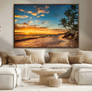 Sunset Wall Art Canvas Print