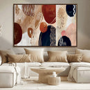Boho Wall Art Canvas Print Set Mid-Century Prints Bohemian