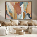 Boho Wall Art Canvas Print Set, Watercolor Boho Wall Art