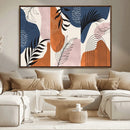 Boho Wall Art Canvas Print Set Mid-Century Prints Bohemian