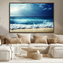 Majestic Ocean Wave Wall Art Canvas | 3 Panel Large Seascape by MyGreatCanvas | Canvas Wall Art Prints | Photo Prints & Wall Decor