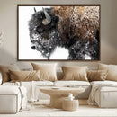 American Bison Wall Art Print – Majestic Buffalo Canvas