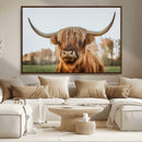Highland Cow Animal Scottish Cattle Art Print Farmhouse Wall
