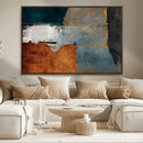 Modern Abstract Canvas Art Canvas Print - Framed and Ready