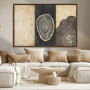Tree Rings Canvas Wall Art Print – Minimalist Natural by MyGreatCanvas | Canvas Wall Art Prints | Photo Prints & Wall Decor