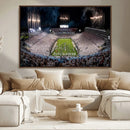 Penn Stadium Football Wall Art Canvas Print, Pennsylvania