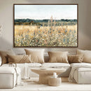 Wildflower Field Wall Art Canvas | Nature-Inspired Landscape