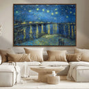 Vincent van Gogh Starry Night over the Rhone Abstract Wall