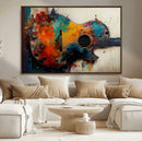 Abstract Guitar Wall Art Canvas | Vibrant Music-Inspired Art by MyGreatCanvas | Canvas Wall Art Prints | Photo Prints & Wall Decor