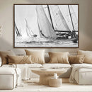 Yacht Sailboat Regatta Canvas Wall Art Canvas Print