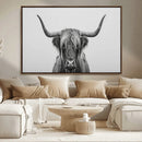 Farmhouse Longhorn Wall Art Canvas Print, Longhorn Texas by MyGreatCanvas | Canvas Wall Art Prints | Photo Prints & Wall Decor