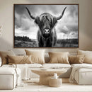 Scottish Cow Wall Art Canvas Print | Longhorn Wall Art | by MyGreatCanvas | Canvas Wall Art Prints | Photo Prints & Wall Decor
