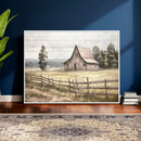Rustic Farmhouse Barn Wall Art | 3-Panel Framed Gallery Wrap by MyGreatCanvas | Canvas Wall Art Prints | Photo Prints & Wall Decor