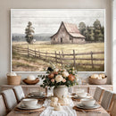 Rustic Farmhouse Barn Wall Art | 3-Panel Framed Gallery Wrap