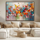 Abstract Butterfly Wall Art Canvas Print